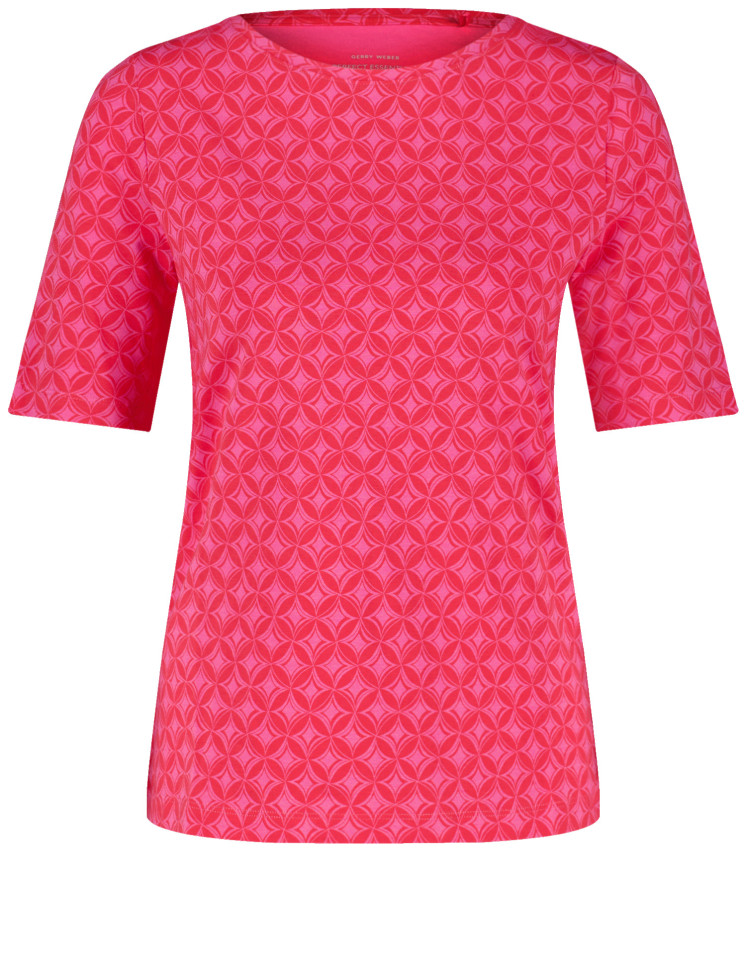 Футболка с геометричным принтом