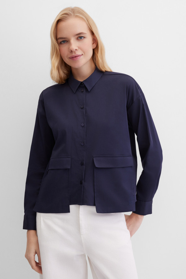 Блузка с длинным рукавом