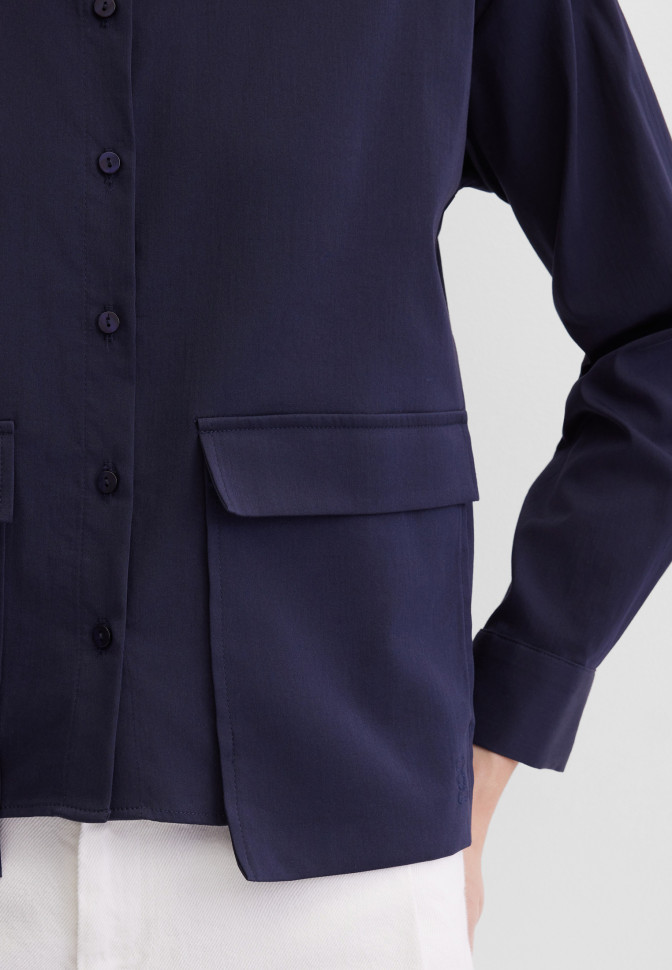 Блузка с длинным рукавом