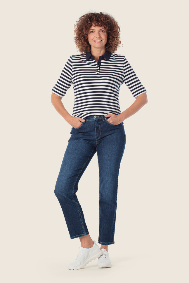 Поло в полоску