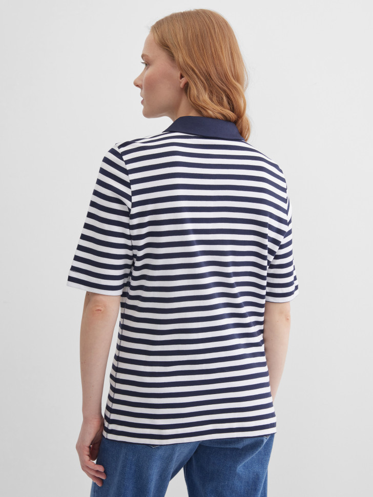 Поло в полоску