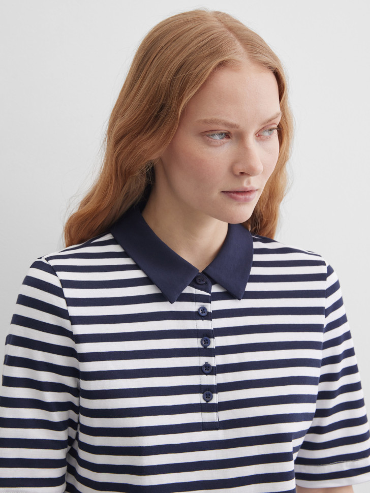 Поло в полоску