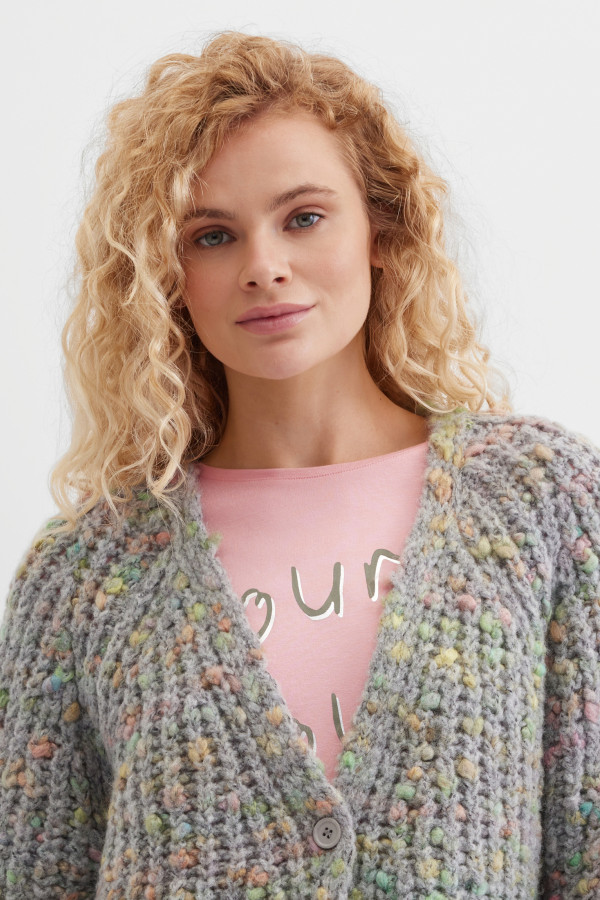 Кардиган на пуговицах