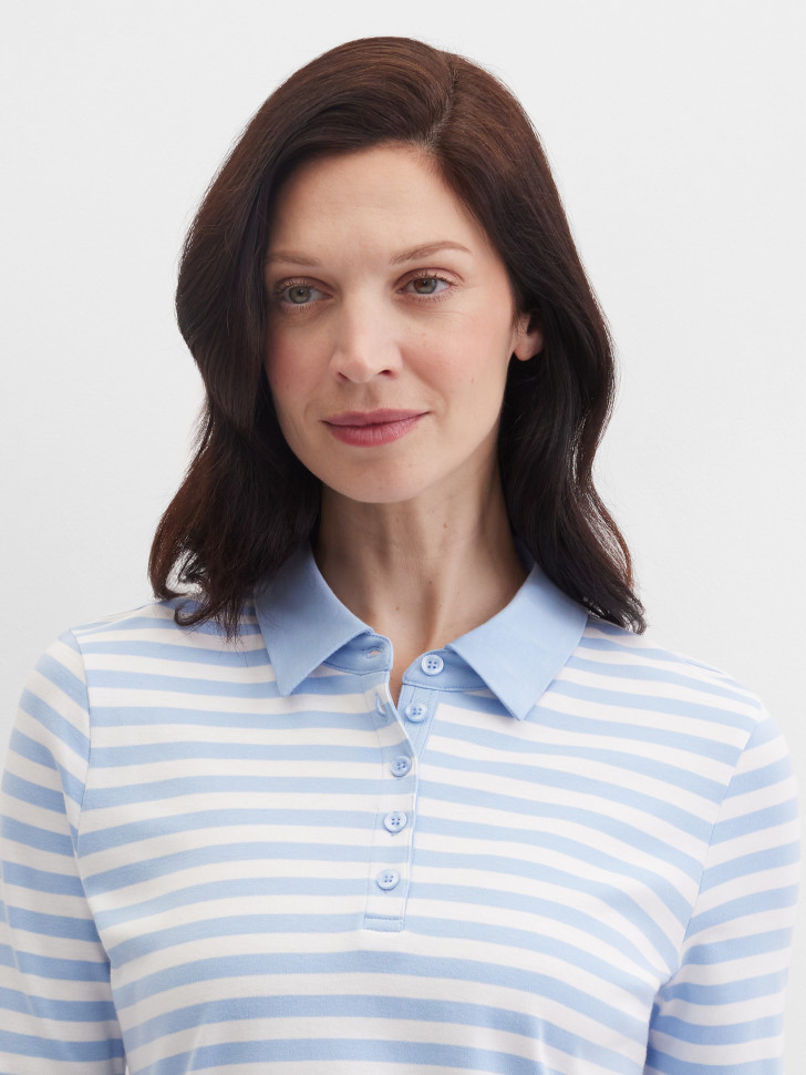 Поло в полоску