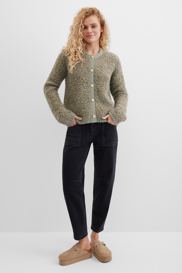 Кардиган на пуговицах