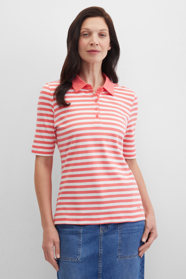 Поло в полоску