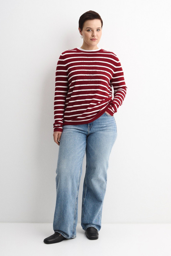 Джемпер в полоску