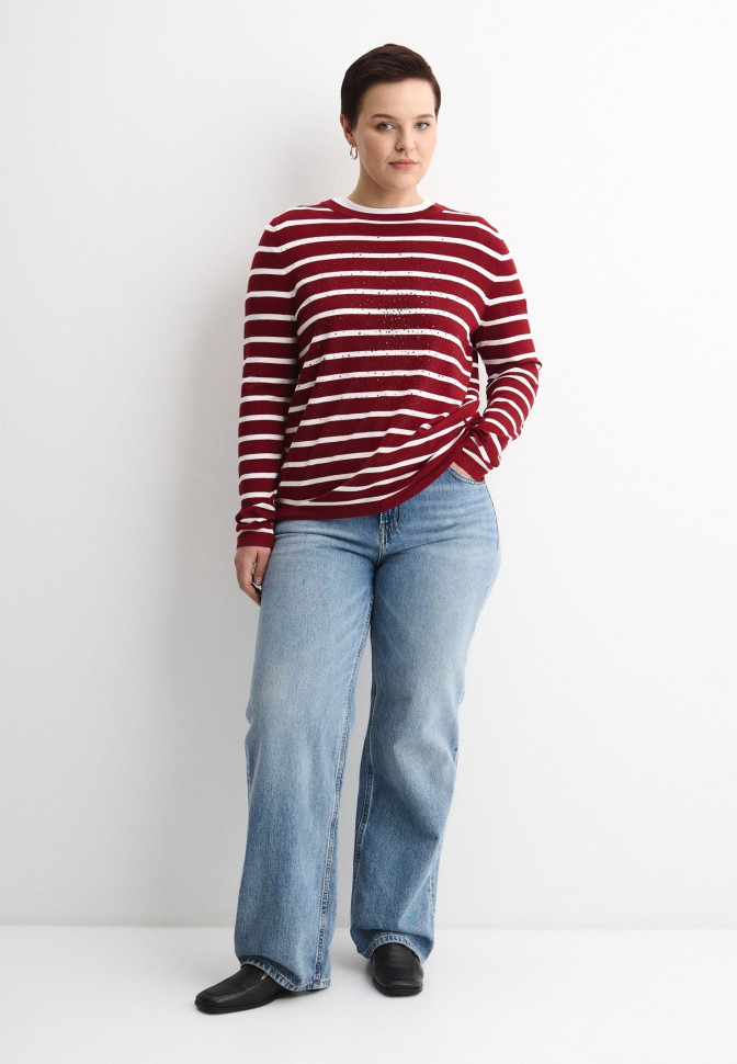 Джемпер в полоску