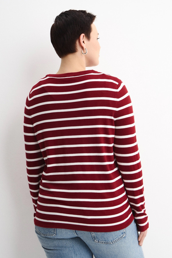 Джемпер в полоску