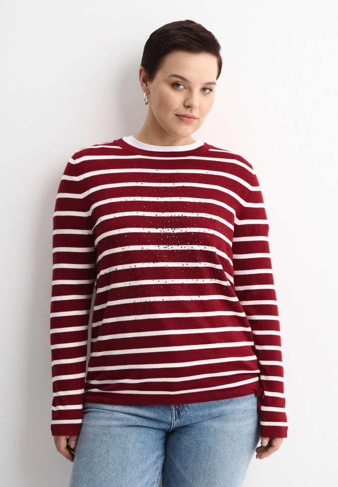 Джемпер в полоску