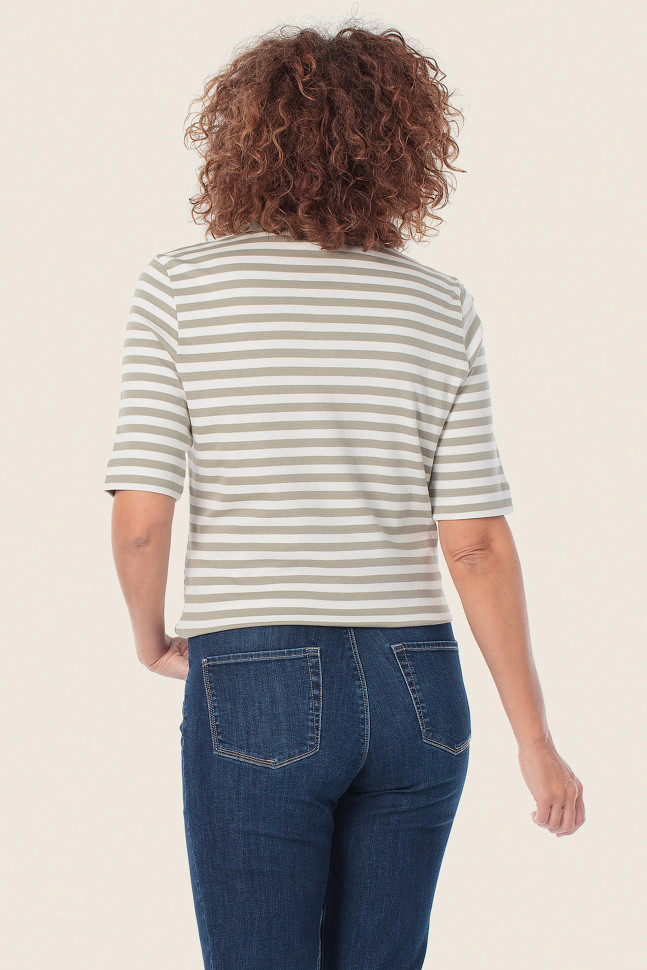 Поло в полоску