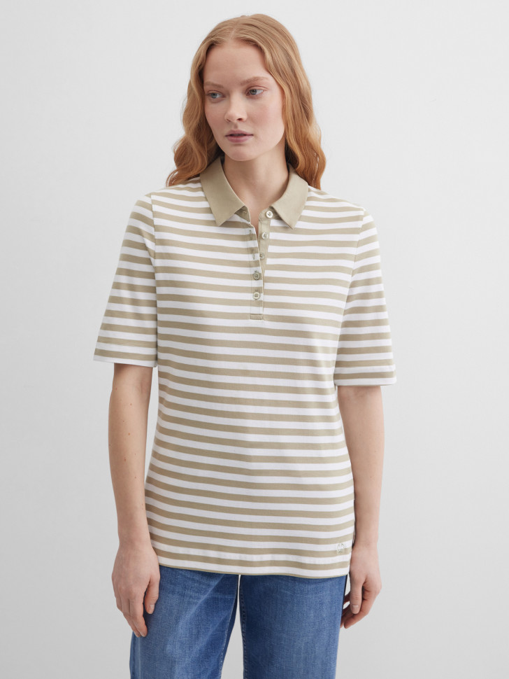 Поло в полоску