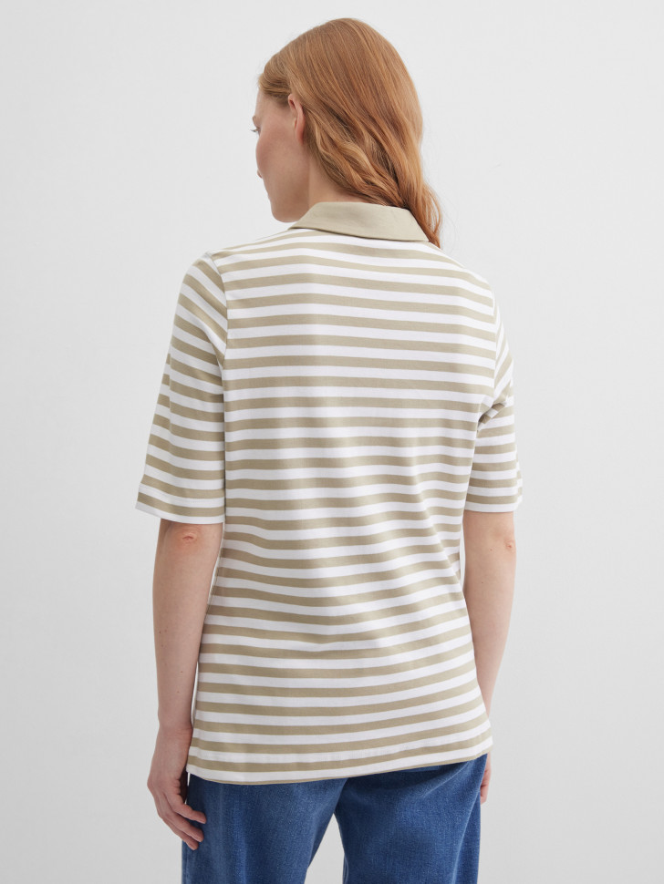 Поло в полоску