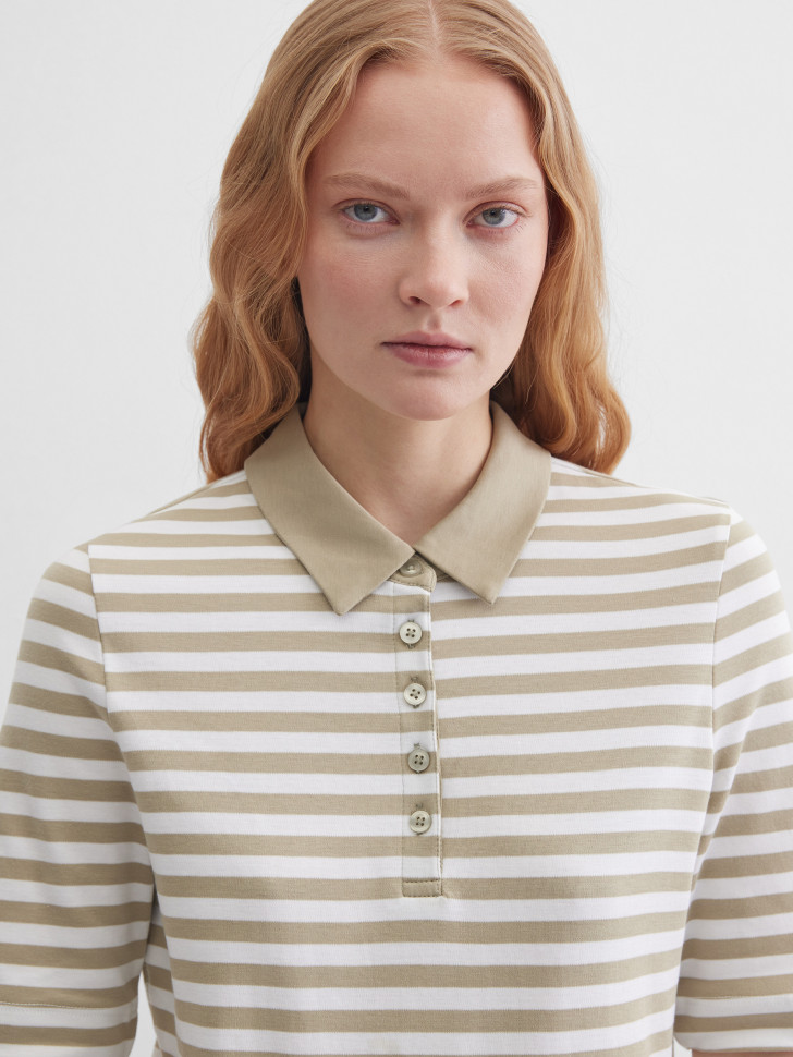 Поло в полоску