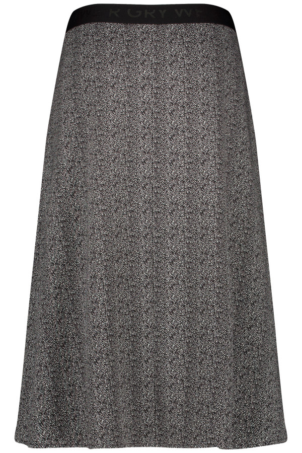 Юбка  А-силуэта с эластичным поясом