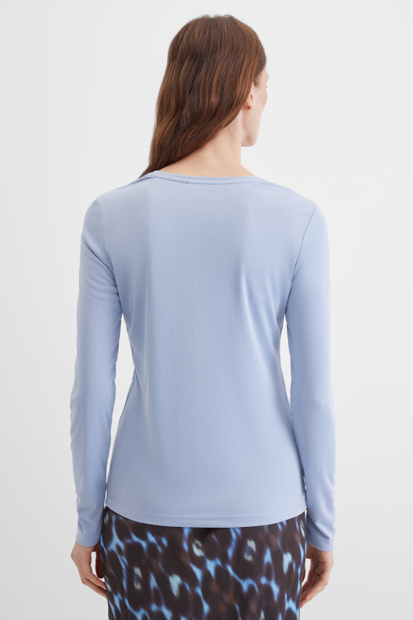 Лонгслив в рубчик