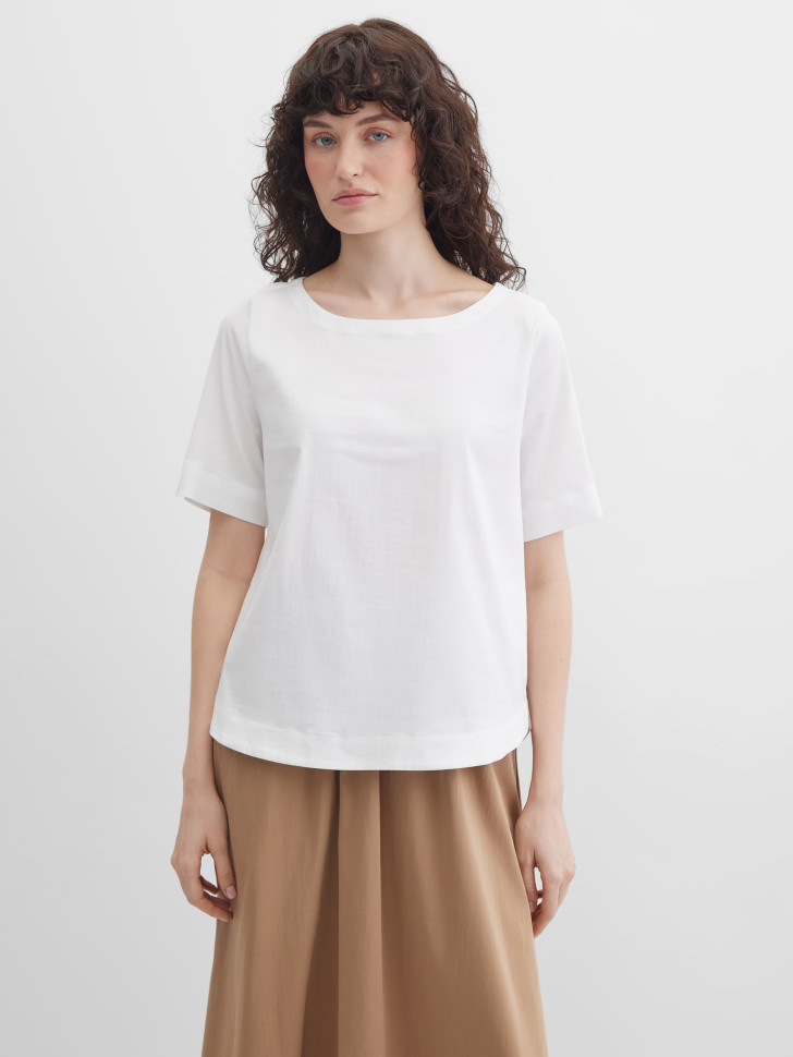 Блузка с коротким рукавом