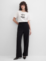 Брюки широкого кроя