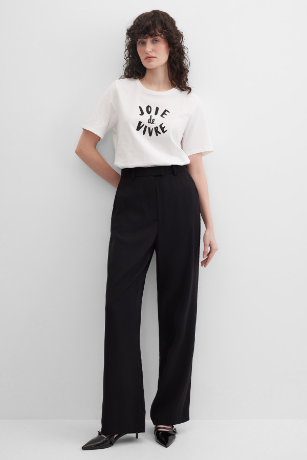 Брюки широкого кроя