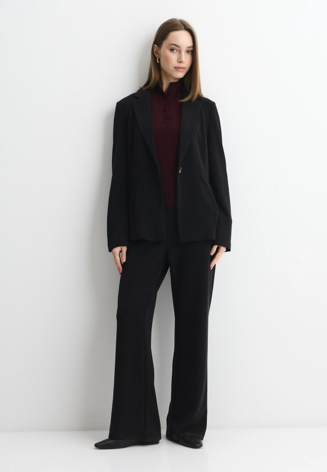 Жакет приталенный однобортный