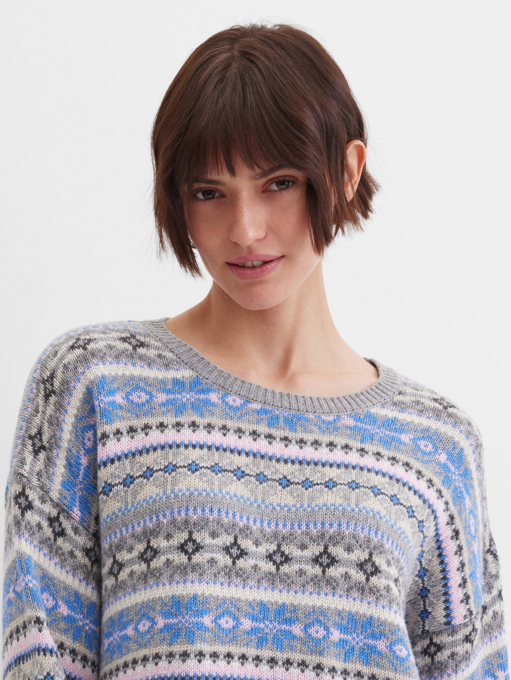 Джемпер укороченного кроя