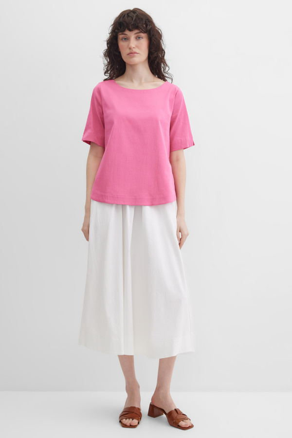 Блузка с коротким рукавом