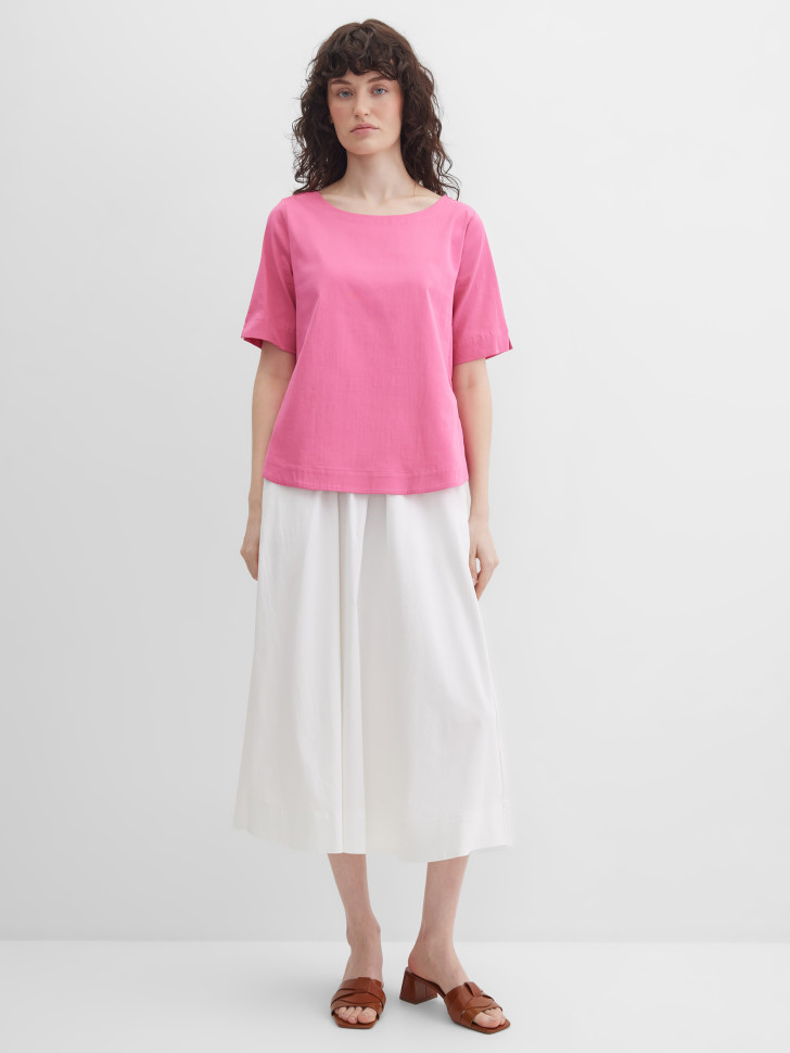 Блузка с коротким рукавом