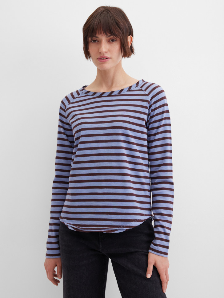 Лонгслив в полоску