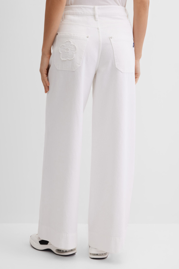 Джинсы широкие трубы палаццо