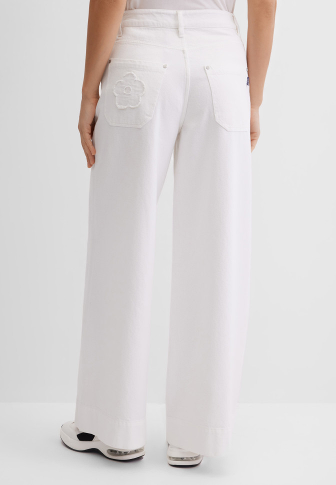 Джинсы широкие трубы палаццо