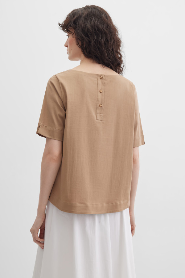 Блузка с коротким рукавом