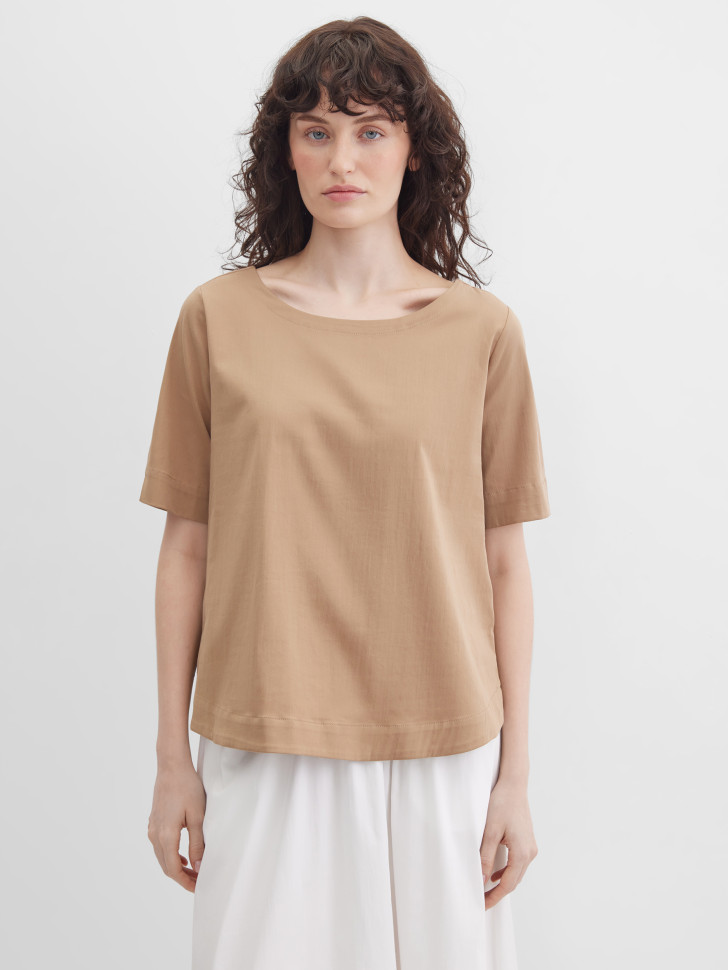 Блузка с коротким рукавом