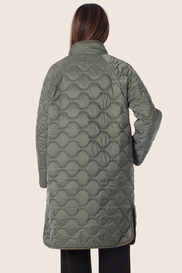 Пальто стеганое утепленное