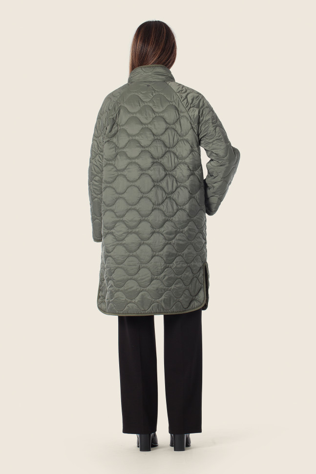 Пальто стеганое утепленное
