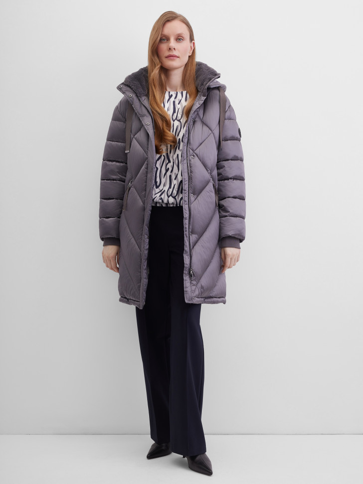 Пальто утепленное