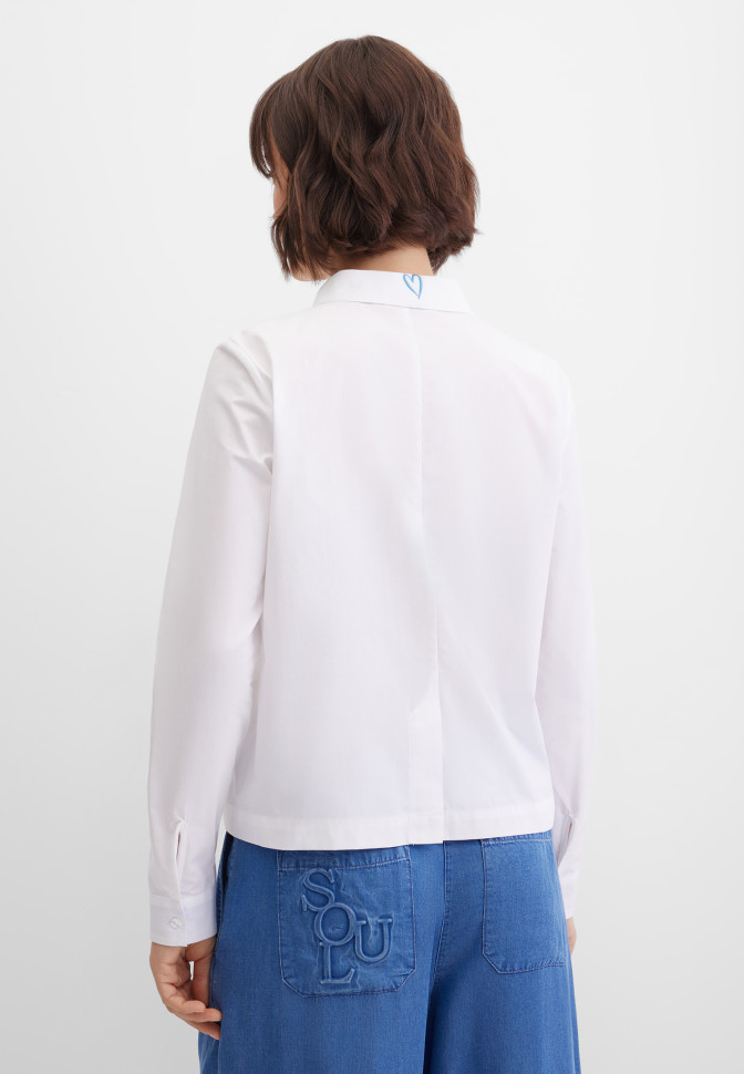 Блузка с длинным рукавом