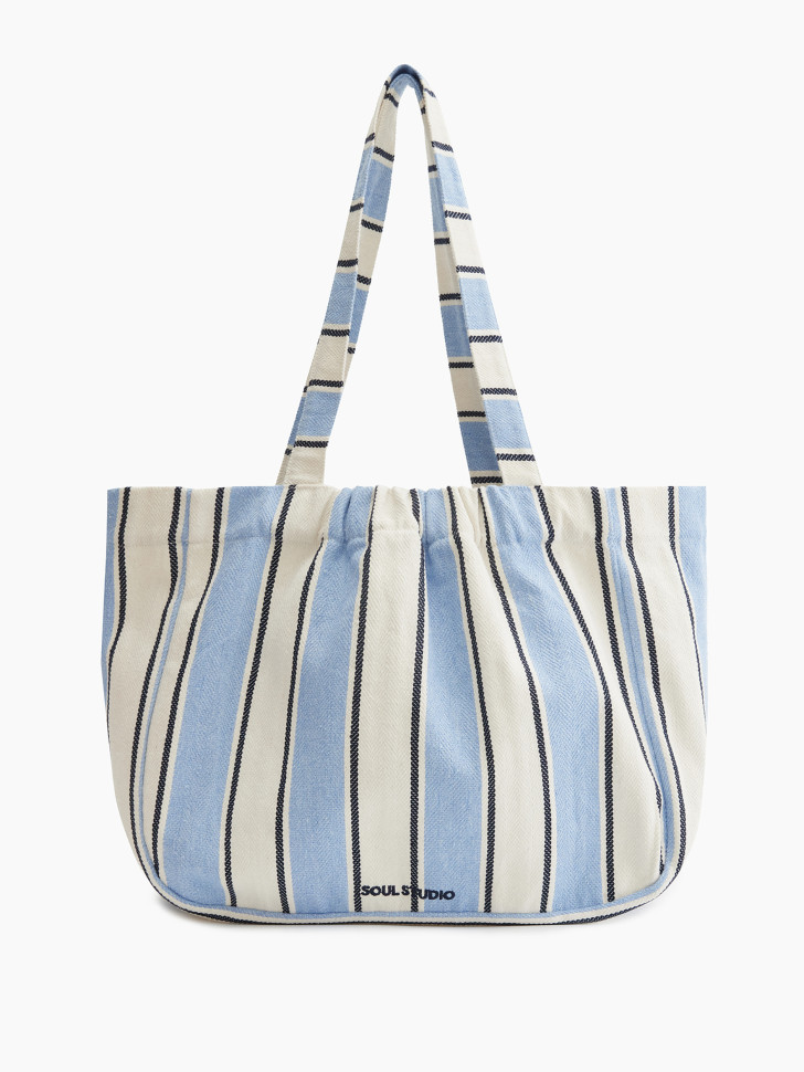 Сумка-шоппер в полоску