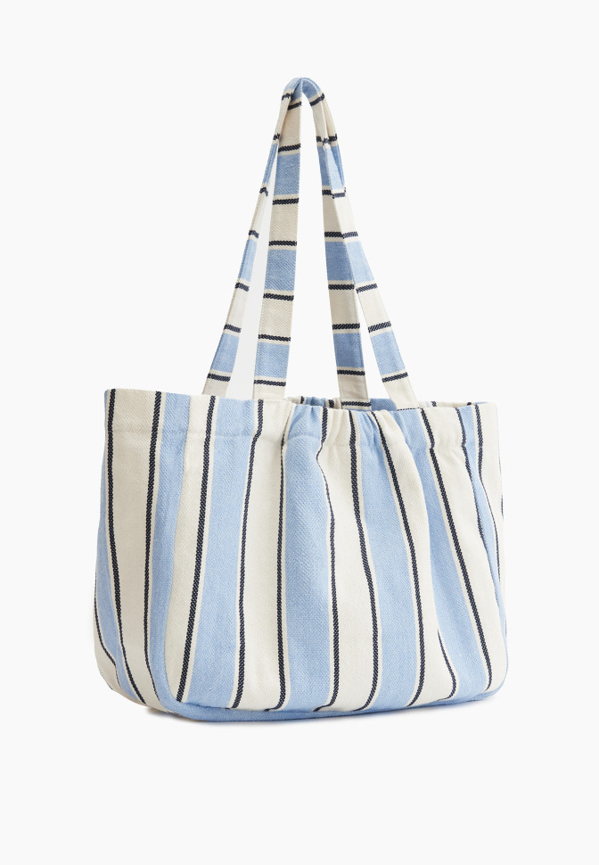 Сумка-шоппер в полоску