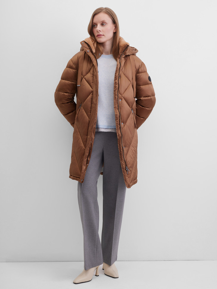 Пальто утепленное