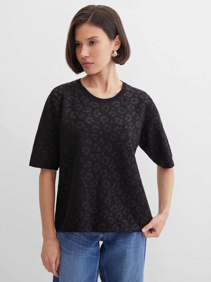 Джемпер прямого кроя