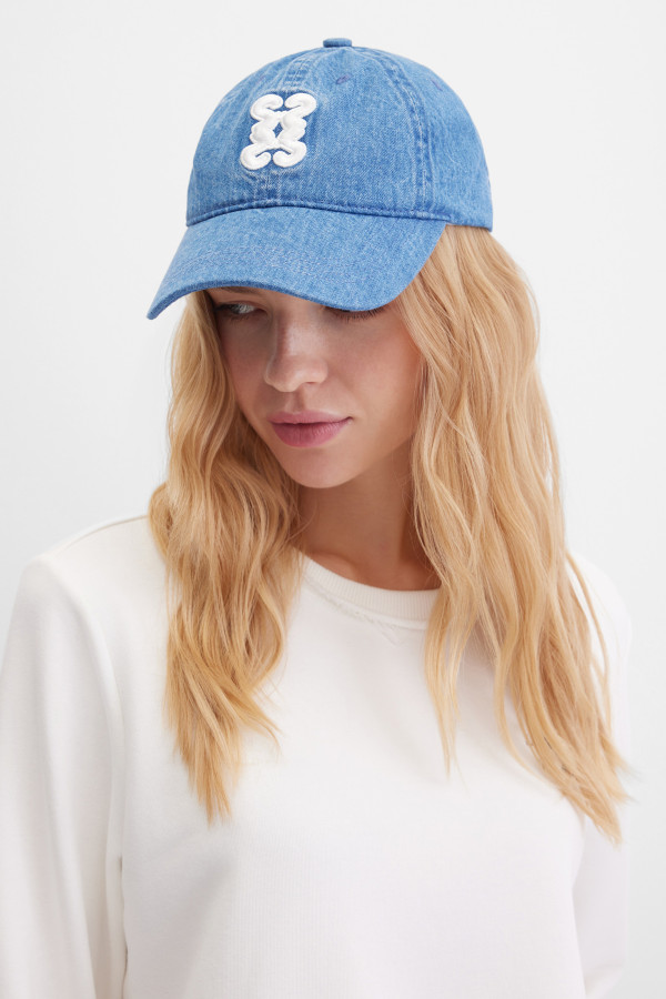 Кепка бейсболка джинсовая