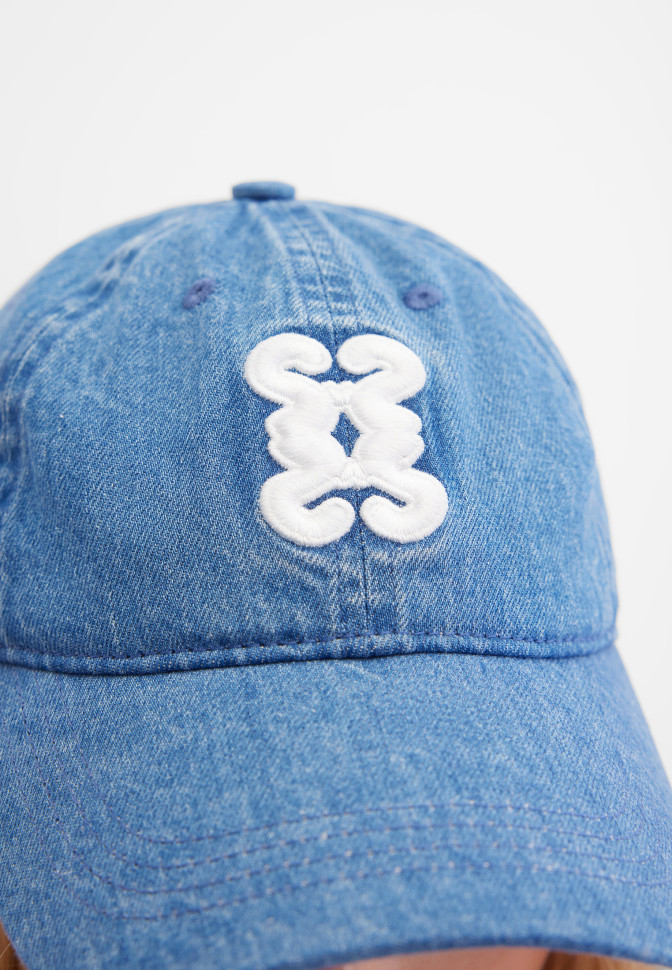 Кепка бейсболка джинсовая