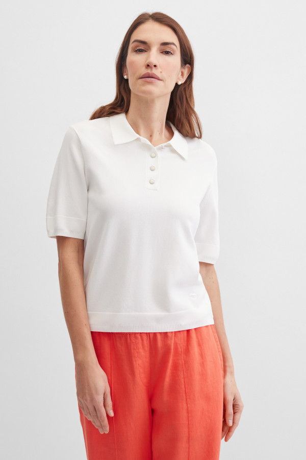 Поло из эластичной вискозы