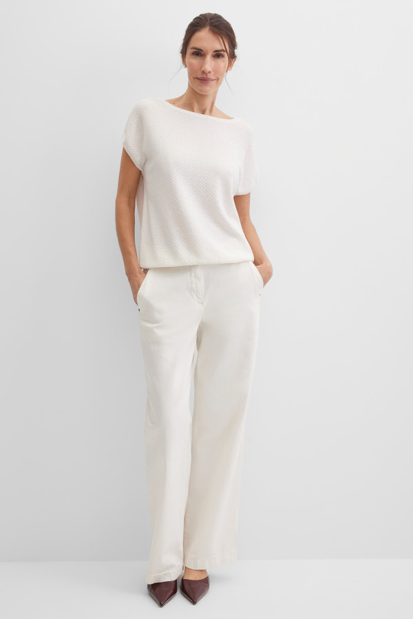 Джемпер с коротким рукавом