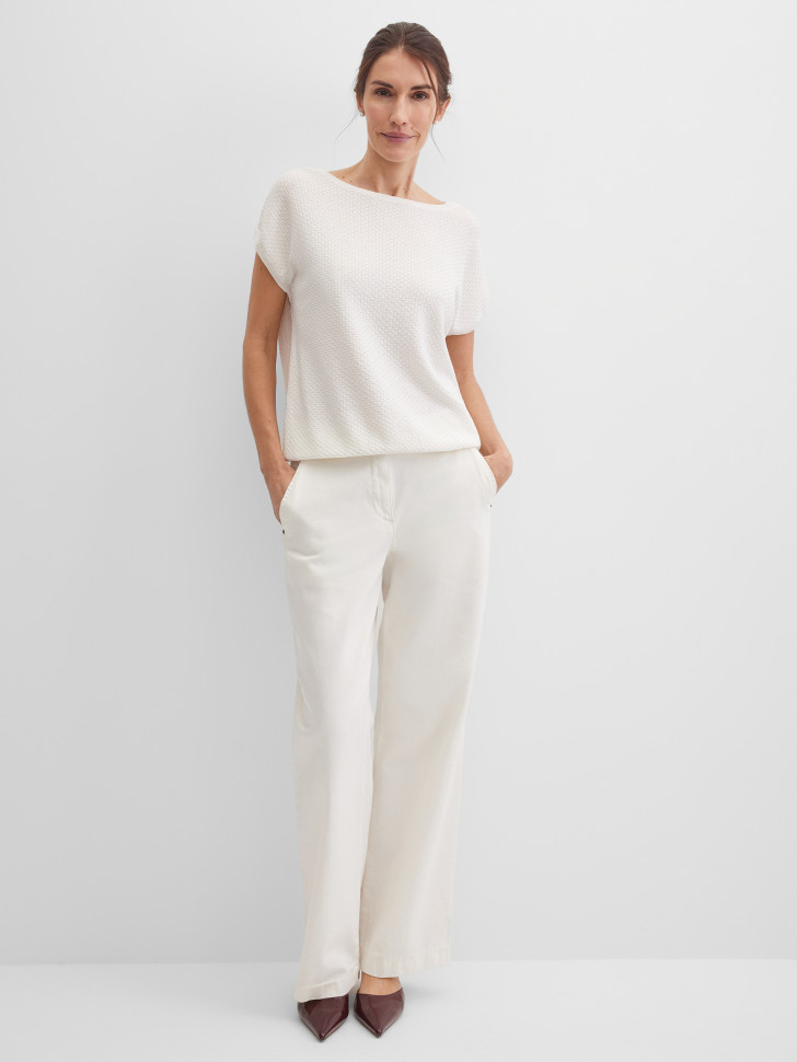 Джемпер с коротким рукавом