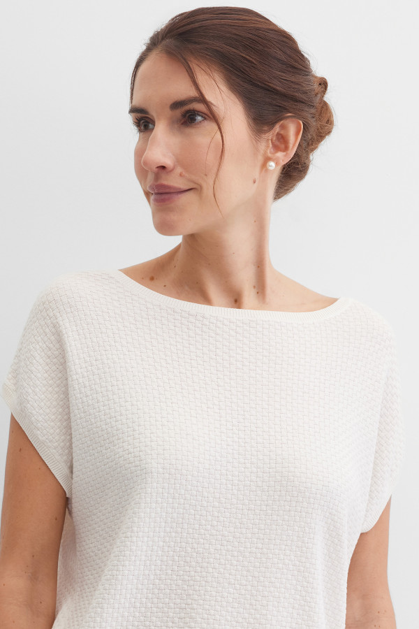 Джемпер с коротким рукавом