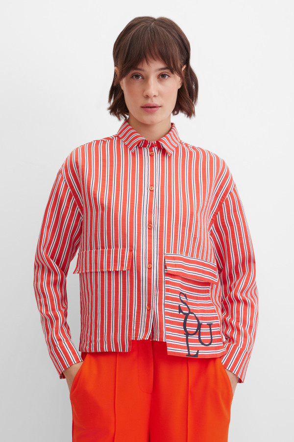 Блузка с длинным рукавом