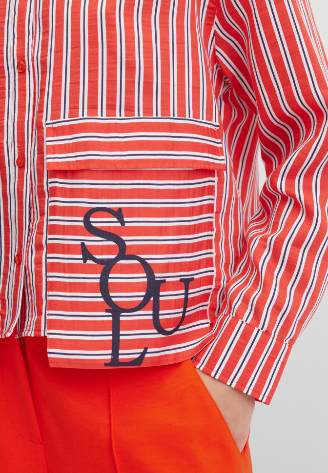 Блузка с длинным рукавом