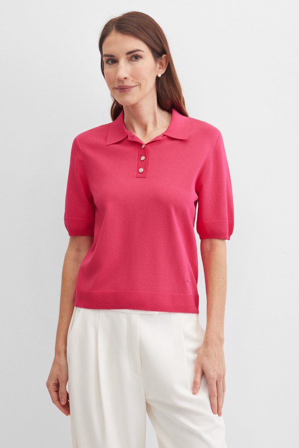 Поло из эластичной вискозы