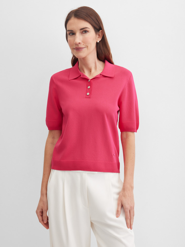 Поло из эластичной вискозы